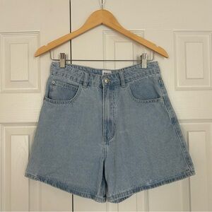 Princess Polly Swalla Jean Shorts | Light Blue Denim | High Rise